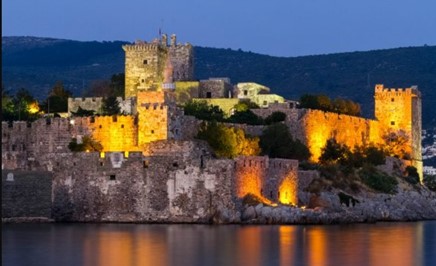 Ege Bölgesi ve Muğla Turistik Alanlar Haritası